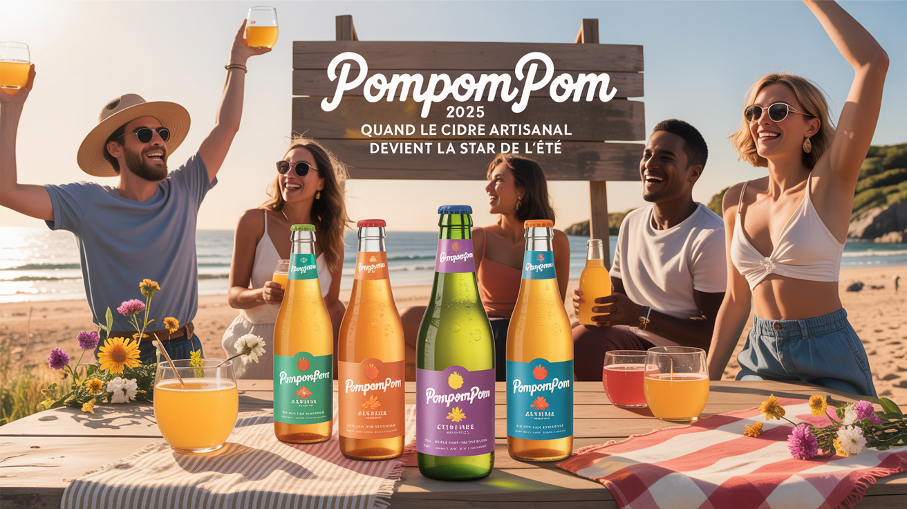POMPOMPOM 2025 : quand le cidre artisanal devient la star de l’été 🌿🍎🥂