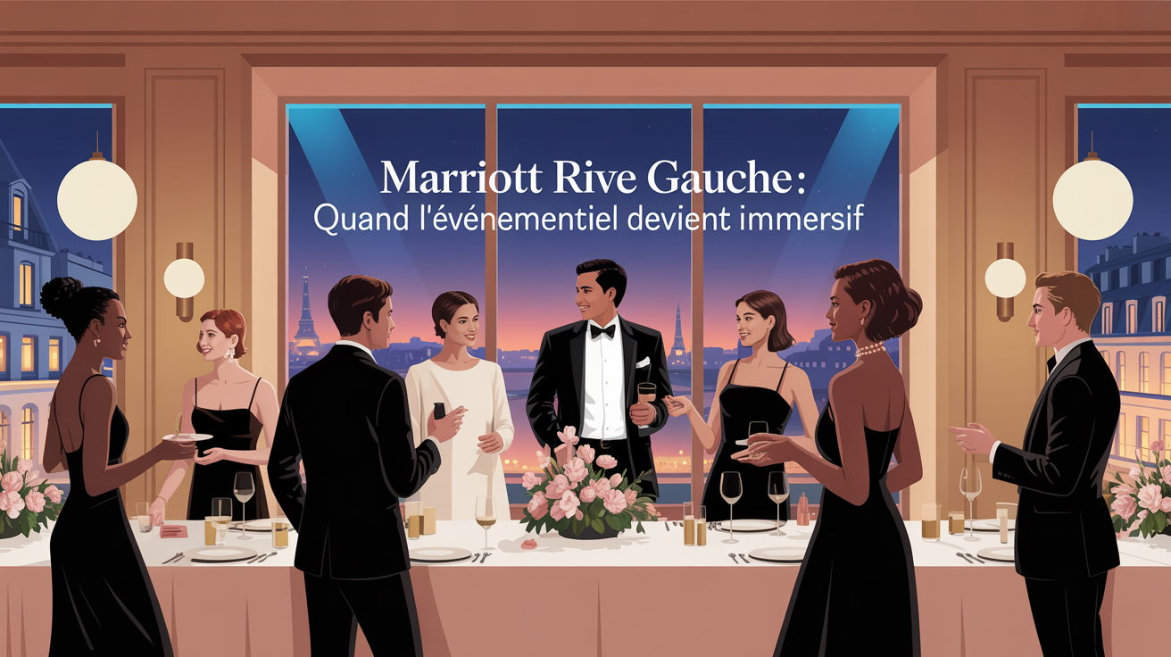 🎭 Marriott Rive Gauche : quand l’événementiel devient immersif