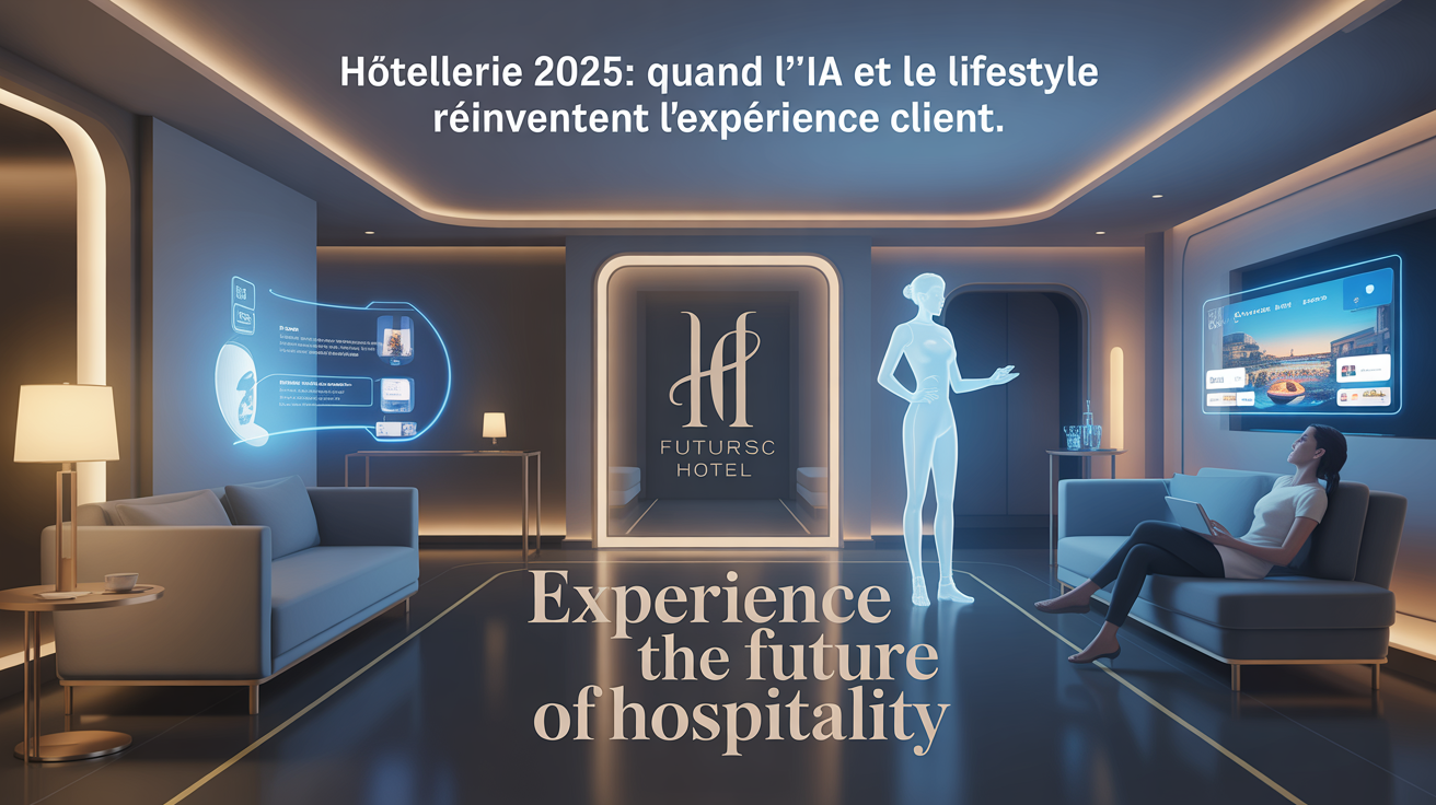 Hôtellerie 2025 : quand l’IA et le lifestyle réinventent l’expérience client 🏨✨