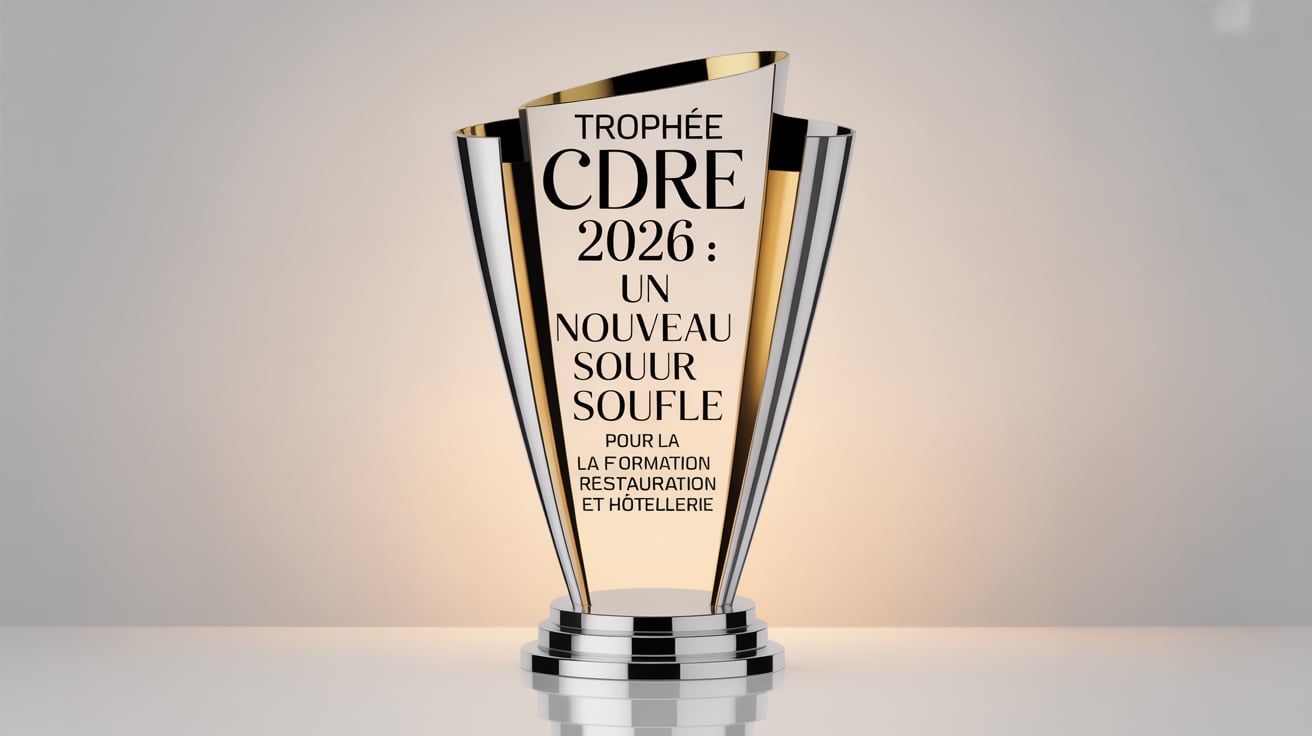 🏆 Trophée CDRE 2026 : un nouveau souffle pour la formation en restauration et hôtellerie