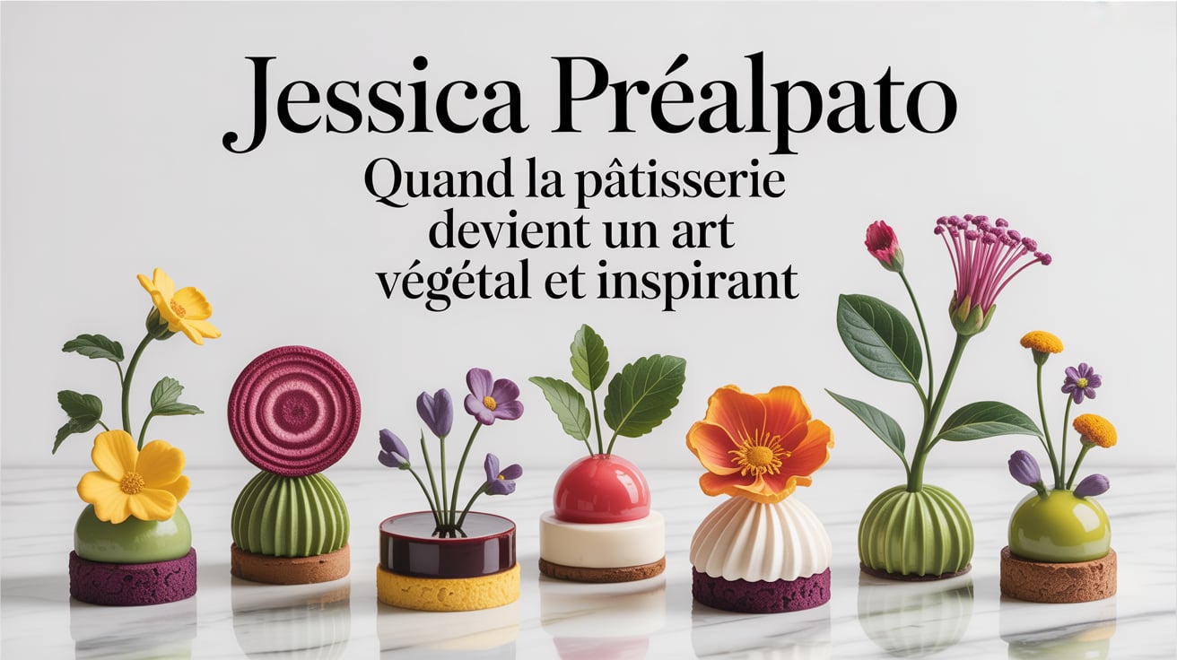🍰 Jessica Prealpato : quand la pâtisserie devient un art végétal et inspirant