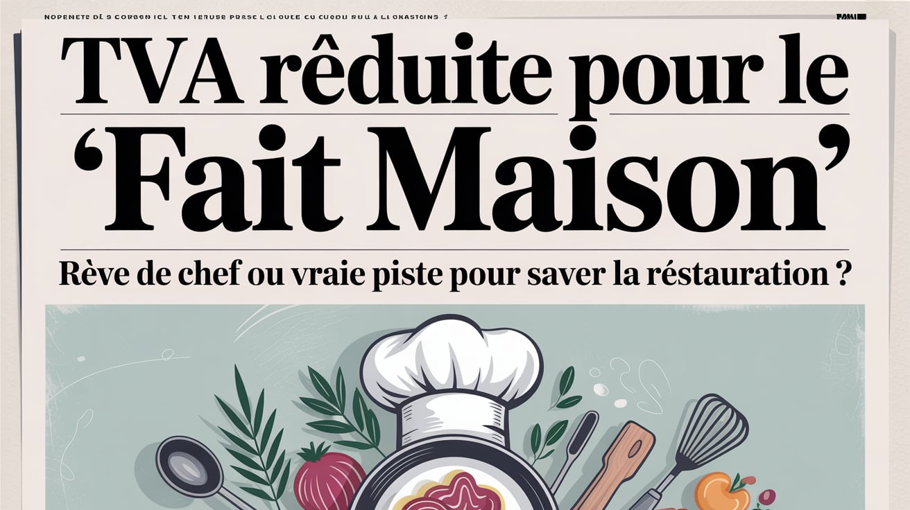 TVA réduite pour le “fait maison” : rêve de chef ou vraie piste pour sauver la restauration ?