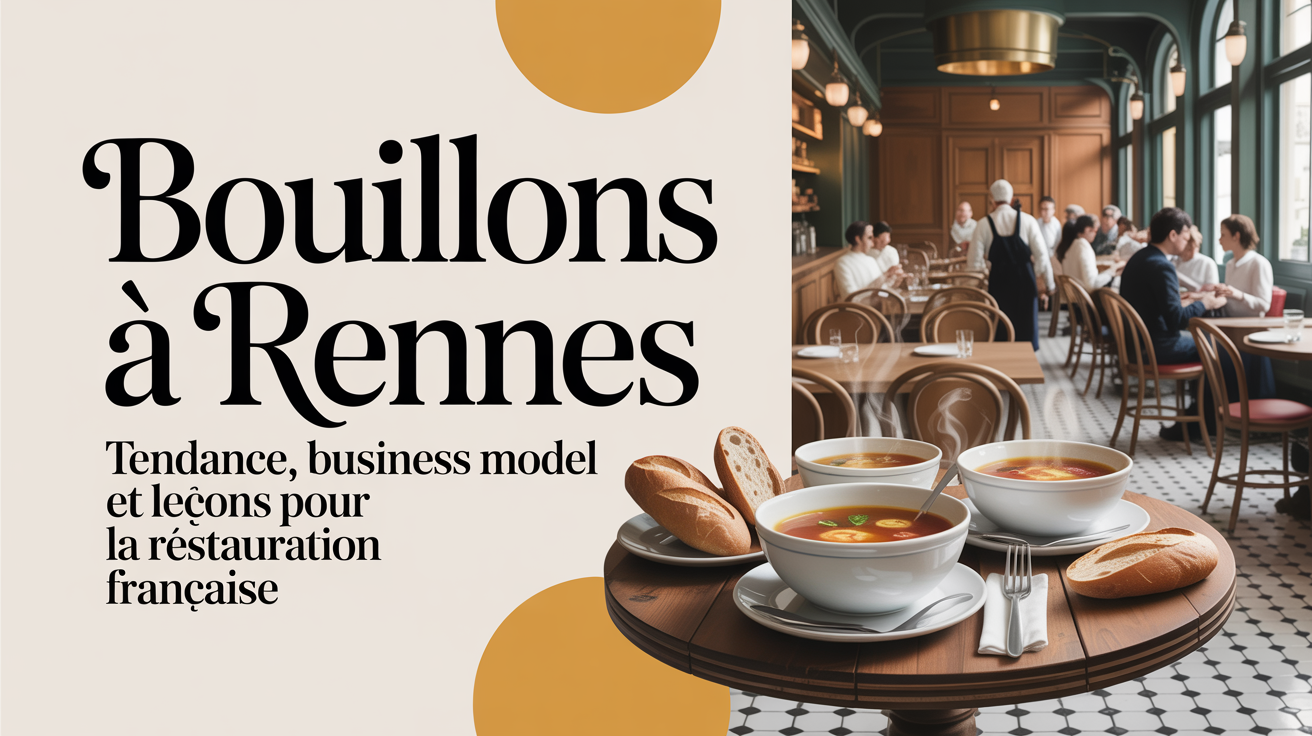 Bouillons à Rennes : tendance, business model et leçons pour la restauration française