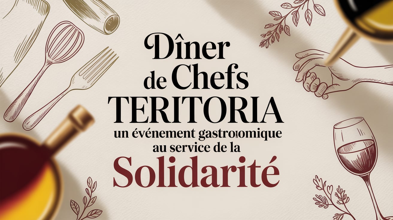 Dîner de Chefs Teritoria : un événement gastronomique au service de la solidarité