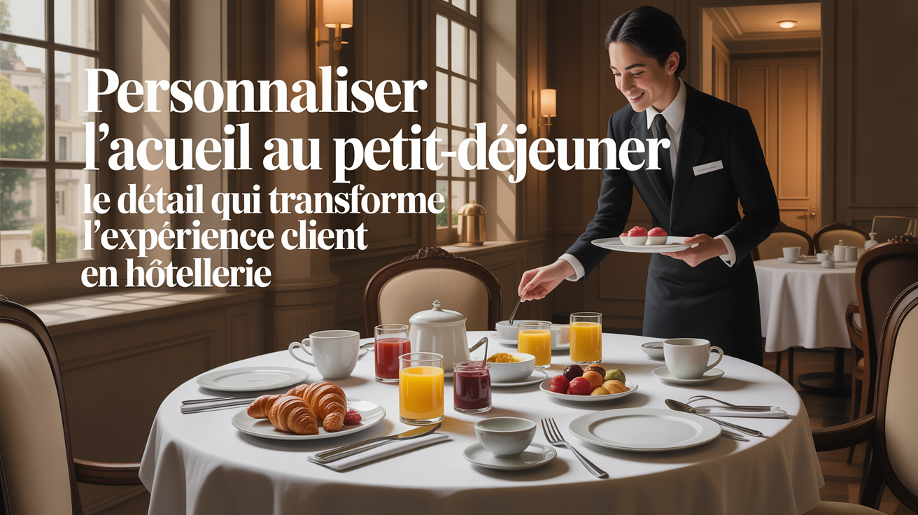 Personnaliser l’accueil au petit-déjeuner : le détail qui transforme l’expérience client en hôtellerie