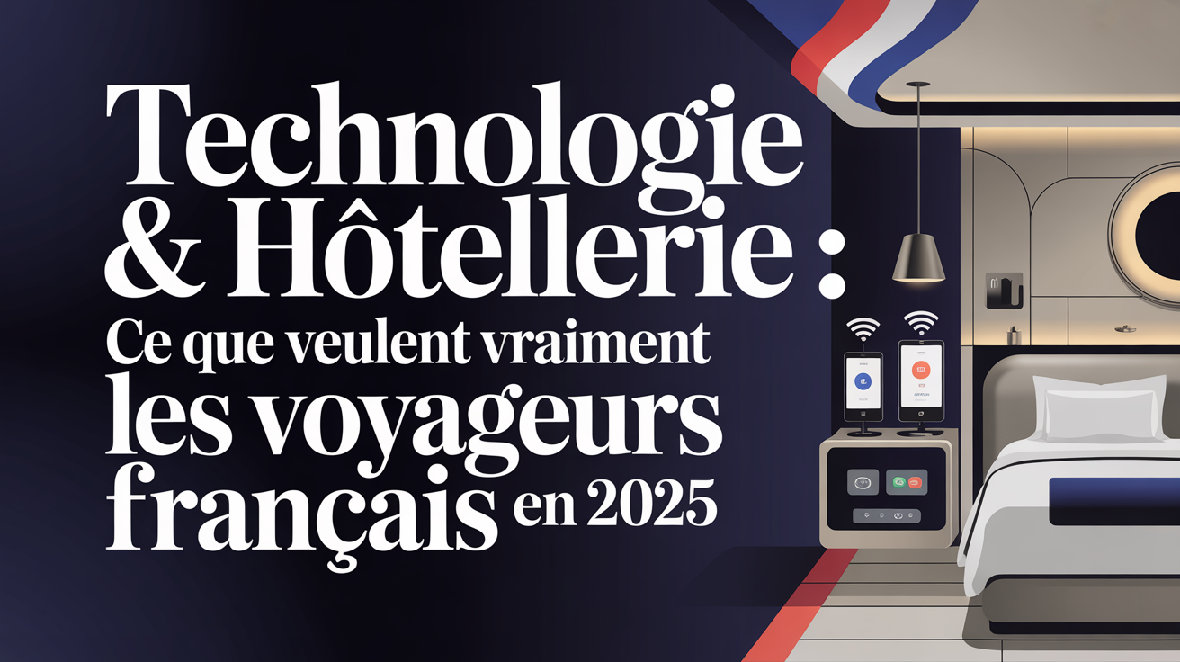 🏨 Technologie & Hôtellerie : Ce que veulent vraiment les voyageurs français en 2025