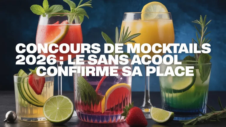 Concours de Mocktails 2026 : le sans alcool confirme sa place