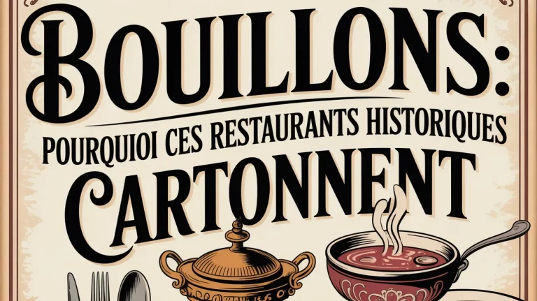 Bouillons : pourquoi ces restaurants historiques cartonnent