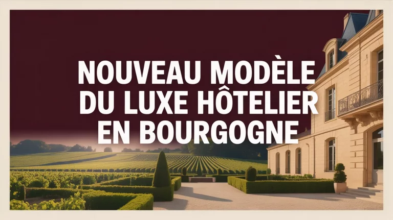 nouveau modèle du luxe hôtelier en Bourgogne