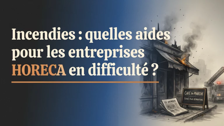 Incendies : quelles aides pour les entreprises HORECA en difficulté ?