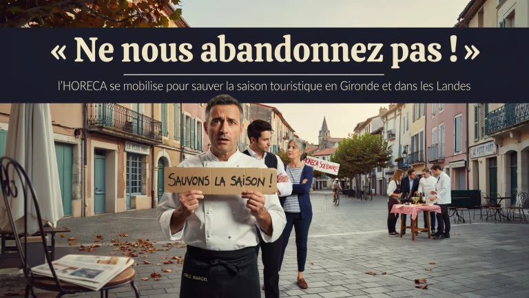 « Ne nous abandonnez pas ! » : l'HORECA se mobilise pour sauver la saison touristique en Gironde et dans les Landes