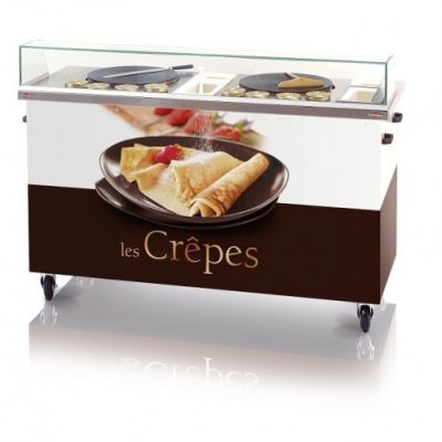 Chariot à Gaufre et Crêpe | Matériel horeca Belgique France