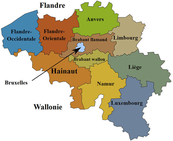 Provinces de la Belgique